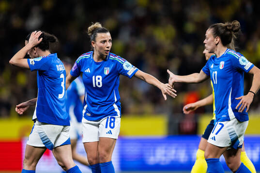 Arianna Caruso and Lisa Boattin of Italy