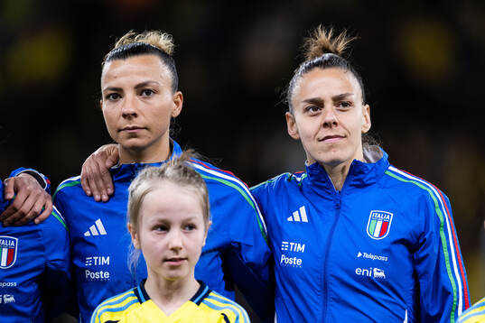Arianna Caruso and Lisa Boattin of Italy