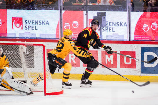Skellefteås Jonathan Johnson och Brynäs Miks Indrasis