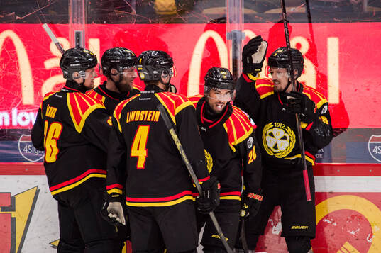 Brynäs Tyler Vesel jublar