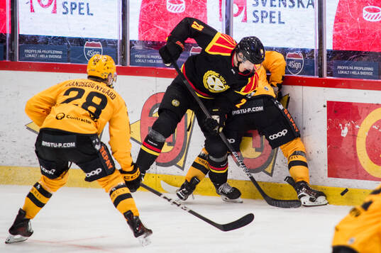 Brynäs Oskar Lindblom och Skellefteås Oskar Vuollet