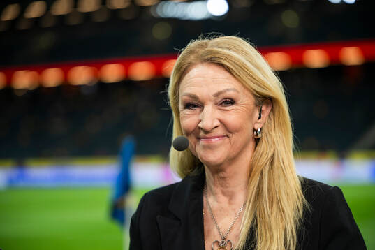 Jane Björck of Swedish broadcaster SVT poses for a portrait