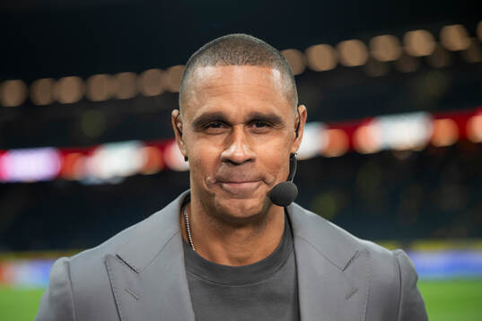 Daniel Nannskog of Swedish broadcaster SVT poses for a