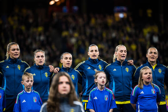 Fridolina Rolfö, Filippa Angeldahl, Julia Zigiotti Olme,