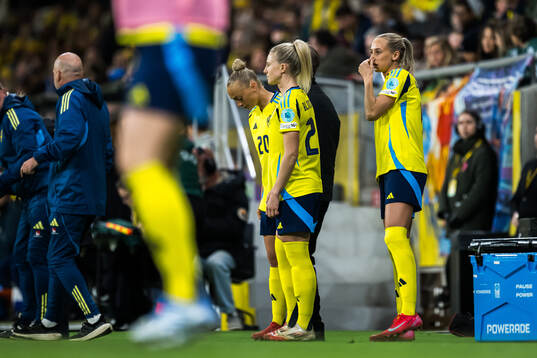 Hanna Bennison, Rebecka Blomqvist and Ellen Wangerheim of