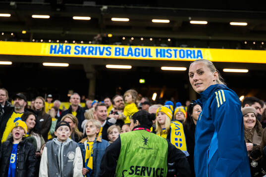 Stina Blackstenius of Sweden