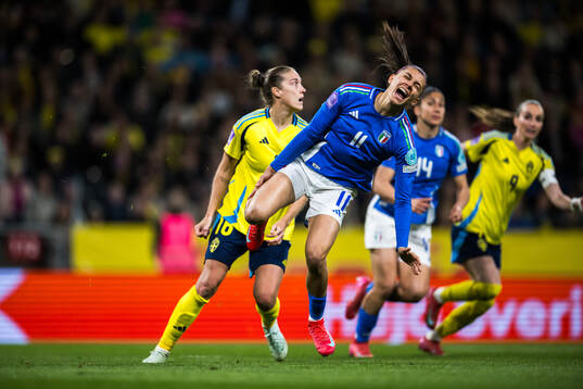 Filippa Angeldahl of Sweden and Agnese Bonfantini of Italy