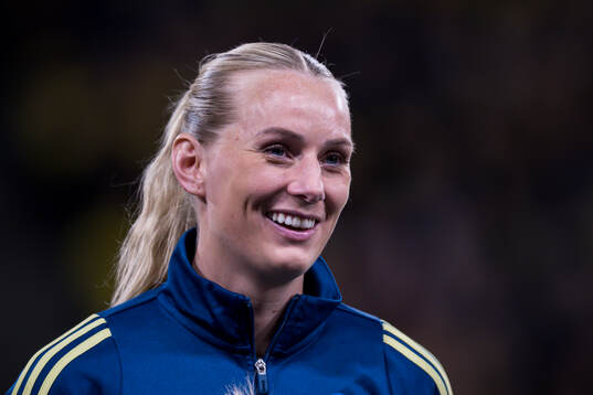 Stina Blackstenius of Sweden