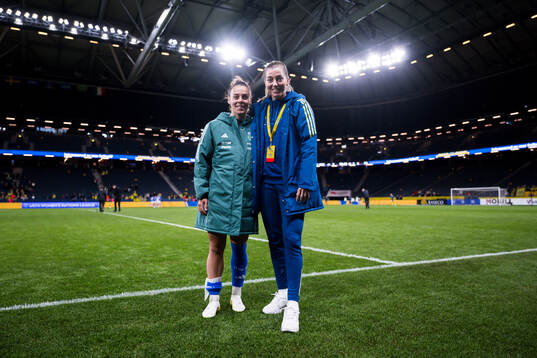 Lisa Boattin of Italy and Linda Sembrandt of Sweden