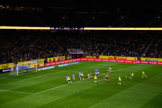 Filippa Angeldahl of Sweden scores 2-1