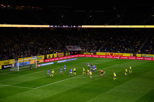 Filippa Angeldahl of Sweden scores 2-1