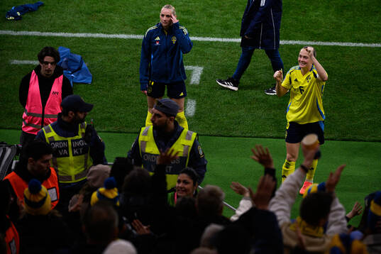 Magdalena Eriksson of Sweden celebrates