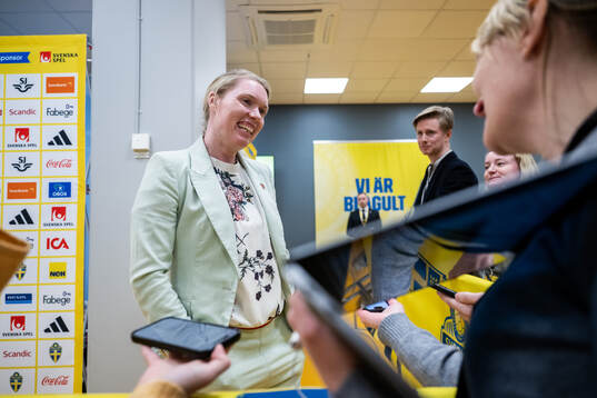 Hedvig Lindahl is interviewed