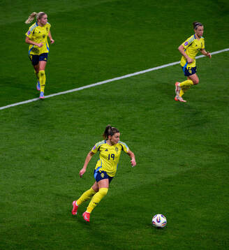 Johanna Rytting Kaneryd, Hanna Lundkvist and Julia Zigiotti