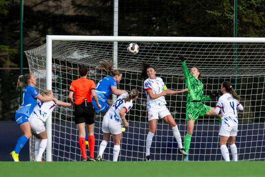 Goalkeeper Cecilie Fiskerstrand of Norway