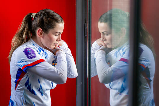 Tuva Hansen of Norway at half-time