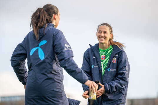 Goalkeeper Cecilie Fiskerstrand of Norway