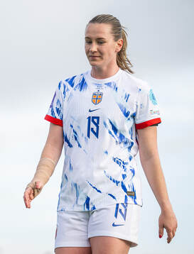 Elisabeth Terland of Norway at half-time