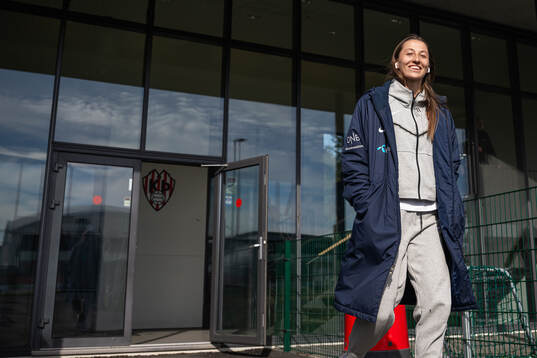 Goalkeeper Cecilie Fiskerstrand of Norway