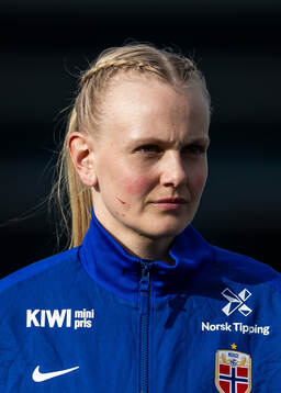 Karina Sævik of Norway line up