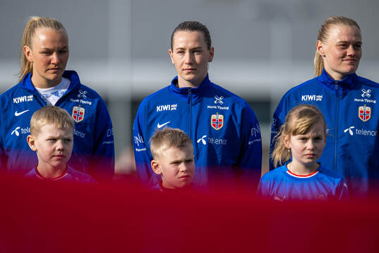 Frida Maanum, Elisabeth Terland and Mathilde Harviken of
