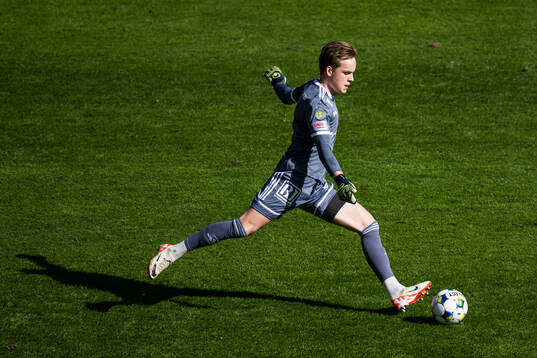 Sandvikens IFs målvakt Hannes Sveijer