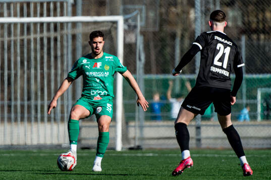 BK Olympics Joseph Atie och IFK Skövdes Axel Axelsson