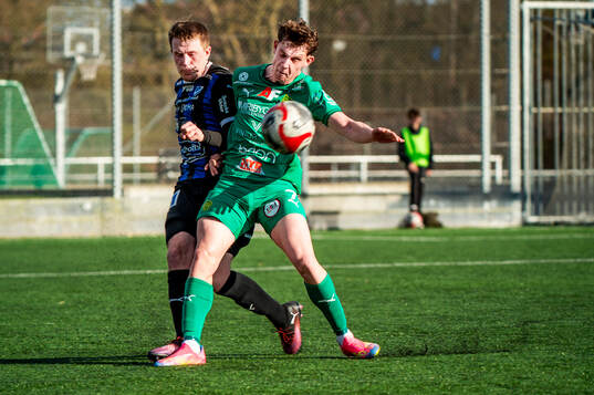 IFK Skövdes Jacob Sundelius och BK Olympics Viggo Jeppsson