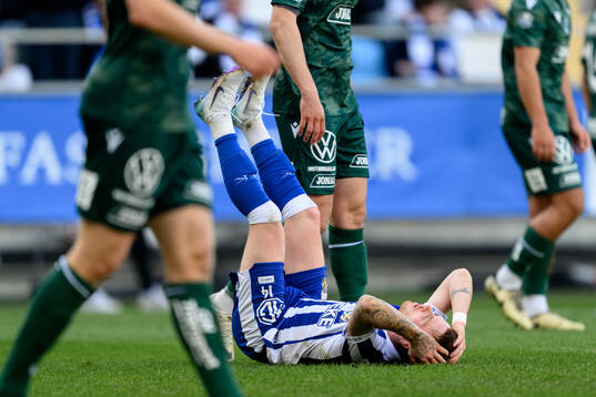 IFK Göteborgs Tobias Heintz deppar