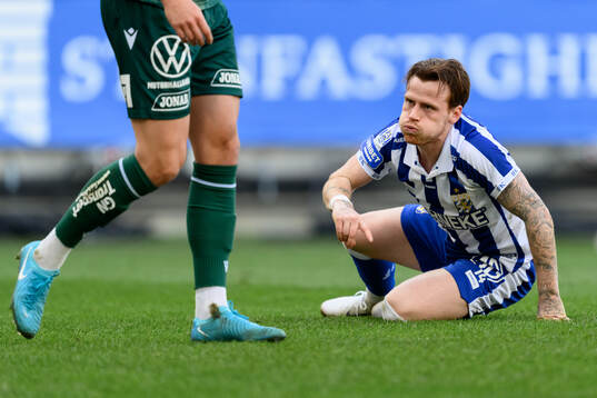 IFK Göteborgs Tobias Heintz deppar