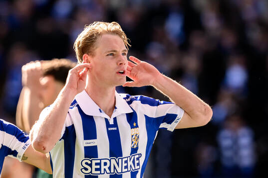 IFK Göteborgs Max Fenger jublar