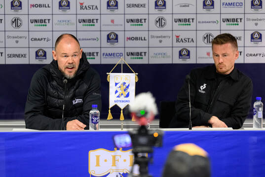 IFK Göteborgs assisterande tränare Joachim Björklund och
