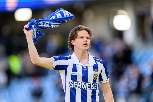 IFK Göteborgs Kolbeinn Thordarson jublar