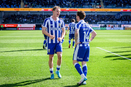 IFK Göteborgs Max Fenger jublar