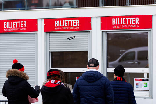 Biljettkassan på Jämtkraft Arena