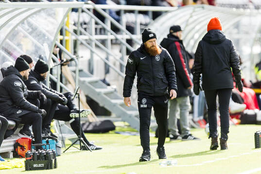 Landskronas tränare Max Mölder
