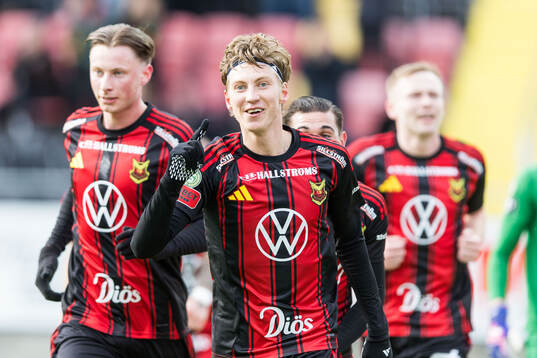 Östersunds Albin Sporrong jublar