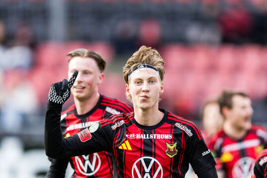 Östersunds Albin Sporrong jublar