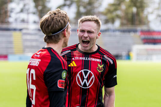 Östersunds Albin Sporrong jublar