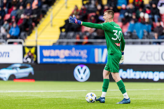 Landskronas målvakt Marcus Pettersson