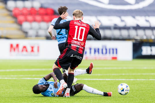 Landskronas Max'Med Mohamed och Östersunds Simon Marklund