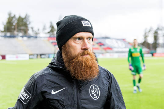 Landskronas tränare Max Mölder