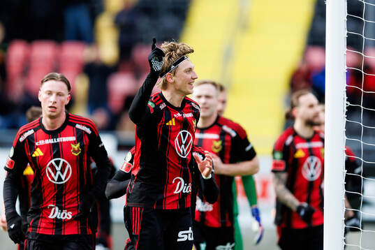 Östersunds Albin Sporrong jublar