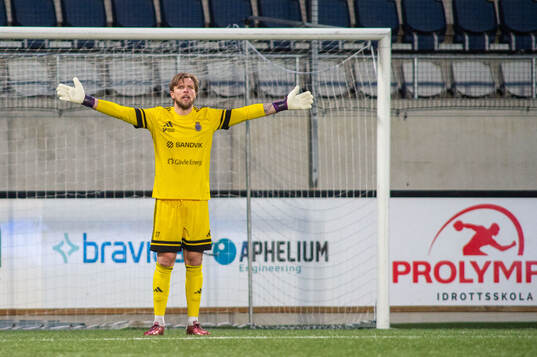 Gefles målvakt Tobias Johansson