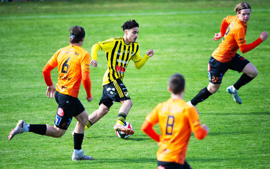 IFK Hässleholms Zidane Sala i matchen i division 2 mellan