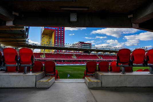 Interiör av Visma Arena