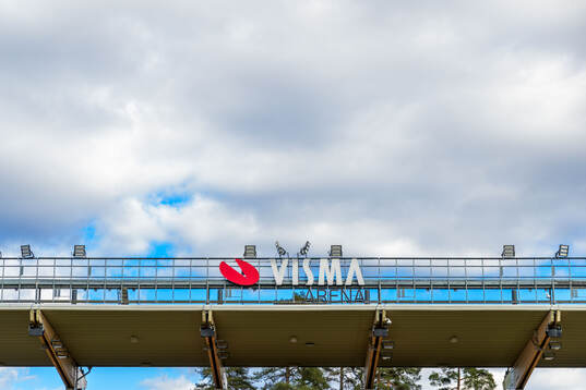 Interiör av Visma Arena