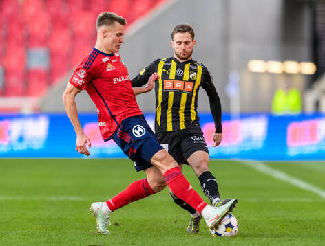 Östers Matias Tamminen och Häckens Adam Lundkvist