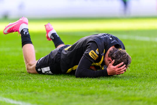 Häckens Silas Andersen har ont