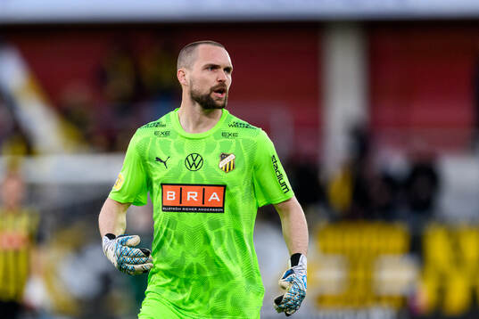 Häckens målvakt Oscar Jansson